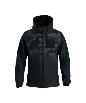 ENERGIAPURA Sweatshirt Full Zip With Hood Camouflag Dark Grey - 2023/24