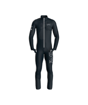 Race Suit Energiapura Globe Black Junior (non insulated, light padded) - 2024/25