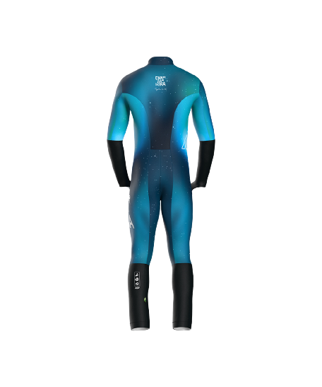 Race Suit Energiapura Aurora Blue Junior (insulated, unpadded) - 2024/25