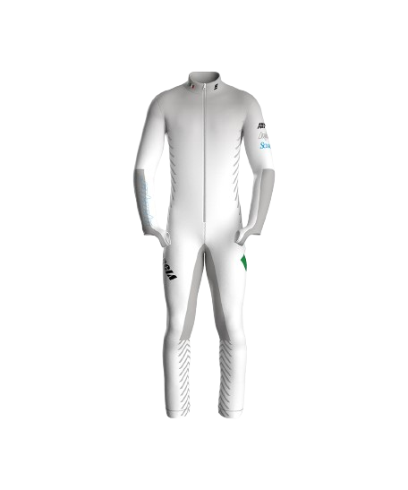 Race Suit Energiapura Master White (non insulated, padded) - 2024/25