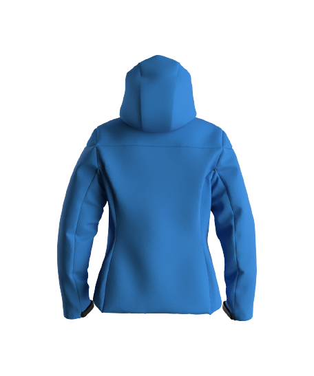 Ski jacket ENERGIAPURA Jacket With Hood Flond Lady Unicolor Turquoise - 2023/24