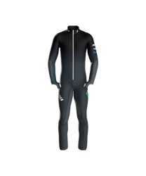 Race Suit Energiapura Master Black Junior (non insulated, padded) - 2024/25