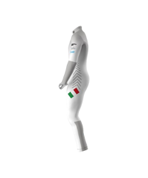 Race Suit Energiapura Master White (non insulated, padded) - 2024/25