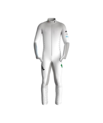 Race Suit Energiapura Master White (non insulated, padded) - 2024/25