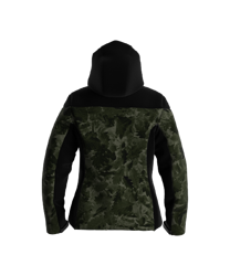 Ski jacket ENERGIAPURA Jacket With Hood Flond Camouflage Leaves Lady Military / Black - 2023/24