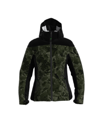 Ski jacket ENERGIAPURA Jacket With Hood Flond Camouflage Leaves Lady Military / Black - 2023/24