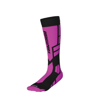 Skisocken Energiapura PRO Socks Fluo Fuxia/Black - 2024/25