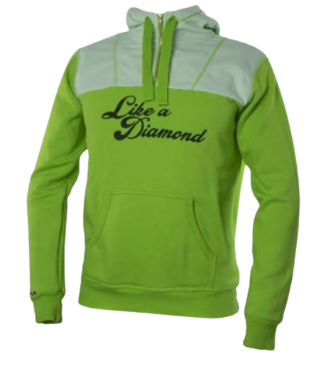 Bluse ENERGIAPURA Sweatshirt Svarte Like A Diamond Apple Green