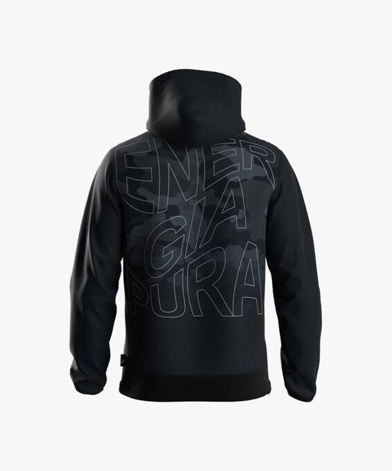 ENERGIAPURA Sweatshirt Full Zip With Hood Camouflag Dark Grey - 2023/24