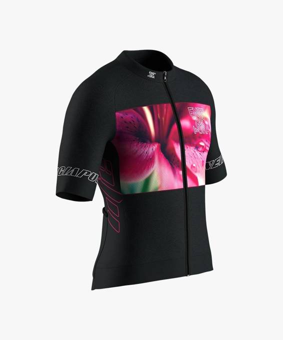 Fahrradtrikot Energiapura T-Shirt Full Zip Life Lily Black/Ragl Alexander - 2023