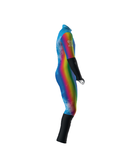 Rennanzug ENERGIAPURA Rainbow Junior (insulated, unpadded) - 2023/24