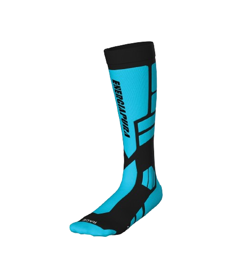 Skisocken Energiapura PRO Socks Fluo Turquise/Black - 2024/25