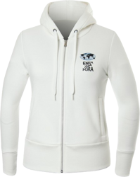 Bluse ENERGIAPURA Sweatshirt Full Zip With Hood Phoenix Lady White - 2021/22