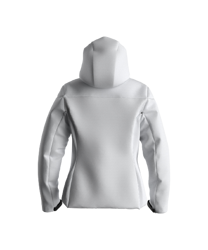 Skijacke ENERGIAPURA Jacket With Hood Flond Lady Unicolor White - 2023/24