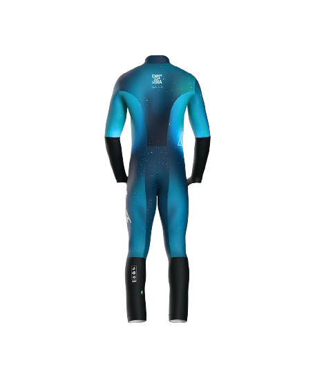 Race Suit ENERGIAPURA Aurora Blue (non insulated, light padded) - 2023/24