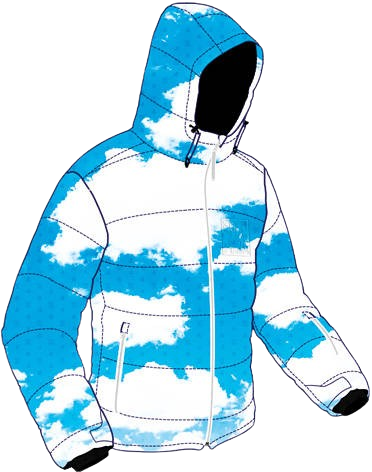 Skijacke ENERGIAPURA Fluid Junior Jacket Cielo - 2022/23