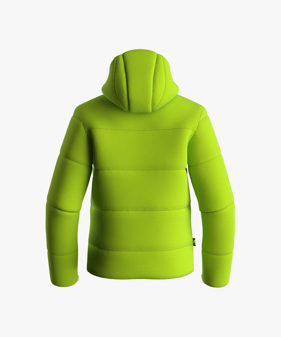 Ski jacket ENERGIAPURA Ilanz SR Acid Green/Black - 2023/24