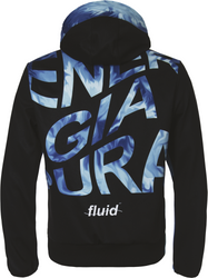 Bluse ENERGIAPURA Sweatshirt Full Zip With Hood Fluid Turquoise - 2022/23