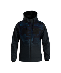 ENERGIAPURA Sweatshirt Full Zip With Hood Camouflage Blue - 2023/24