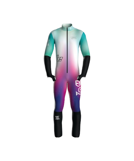 Rennanzug Energiapura Aurora Multicolor (non insulated, light padded) - 2024/25