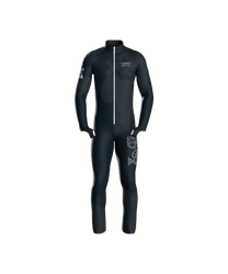 Race Suit Energiapura Globe Black (non insulated, light padded) - 2024/25