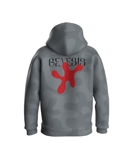 Sweatshirt Energiapura Gries Genesis Grey/Red Spot - 2024/25