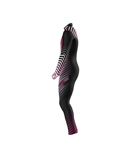 Rennanzug ENERGIAPURA Active Black/Fuxia (insulated,unpadded) - 2023/24