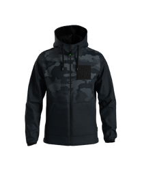 ENERGIAPURA Sweatshirt Full Zip With Hood Camouflag Dark Grey - 2023/24