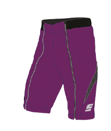 Spodenki na gumę ENERGIAPURA Wengen Bicolor Purple/Black Junior 