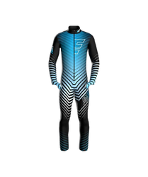 Race Suit ENERGIAPURA Active Black/Blue (non insulated,unpadded) - 2023/24