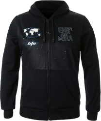 Bluse ENERGIAPURA Sweatshirt Full Zip With Hood Smart Balck/Smartplanet Junior - 2022/23