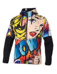 ENERGIAPURA SWEATSHIRT FULL ZIP WITH HOOD POP ART JUNIOR - 2021/22