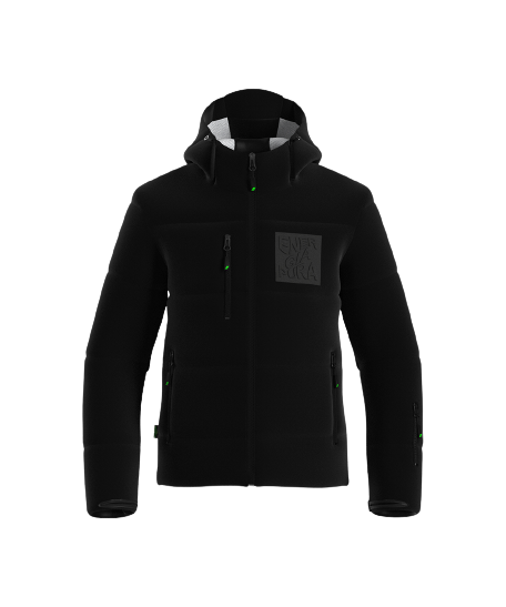 Ski jacket ENERGIAPURA Ilanz SR Black/Black - 2023/24