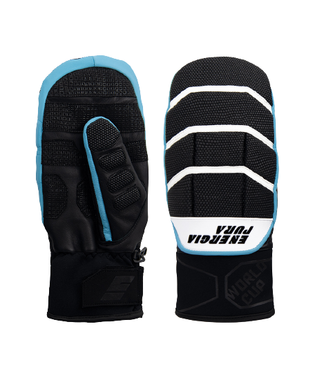 Rękawice narciarskie Energiapura Moffola Warrior Black/White/Turquoise - 2024/25