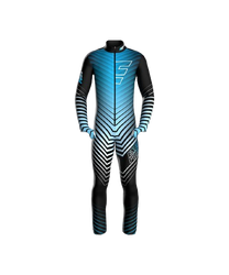 Race Suit ENERGIAPURA Active Black/Blue (non insulated,unpadded) - 2023/24