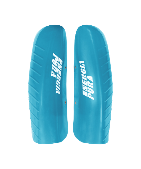 Shin Guard ENERGIAPURA Shinguard Racing Turquoise/White Senior - 2023/24