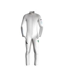 Race Suit Energiapura Master White (non insulated, padded) - 2024/25