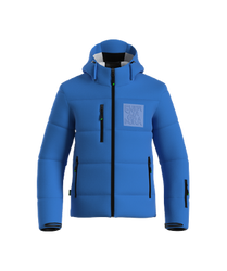 Ski jacket ENERGIAPURA Ilanz SR Turquoise/Black - 2023/24