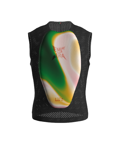 Protector ENERGIAPURA Gilet Protector Mesh Plus Life Shade Green/Red - 2023/24