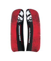 Shin Guards Energiapura Shingurads Racing Senior Black/White Skull/Red - 2024/25