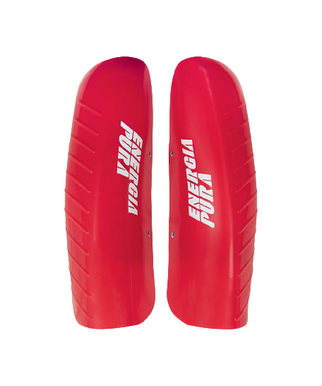 Shin Guard ENERGIAPURA Shinguard Racing Red/White Senior - 2022/23