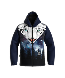 Ski jacket ENERGIAPURA Duvin Animal Face JR Blue/Universe/Tiger - 2023/24