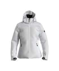 Ski jacket ENERGIAPURA Jacket With Hood Flond Lady Unicolor White - 2023/24