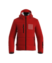 Ski jacket ENERGIAPURA Ilanz SR Red/Black - 2023/24