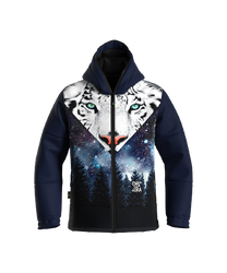 Ski jacket ENERGIAPURA Duvin Animal Face JR Blue/Universe/Tiger - 2023/24