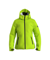 Ski jacket ENERGIAPURA Jacket With Hood Flond Lady Unicolor Acid Green - 2023/24