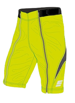 Shorts ENERGIAPURA New Wengen Color Adjustable Acid Green - 2021/22