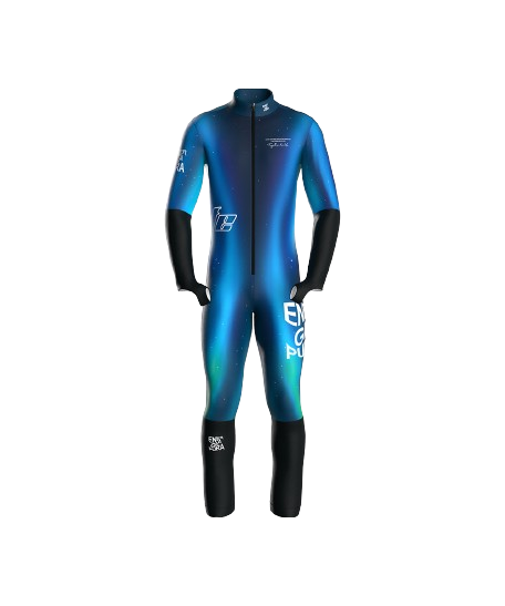 Race Suit ENERGIAPURA Aurora Blue (non insulated, light padded) - 2023/24