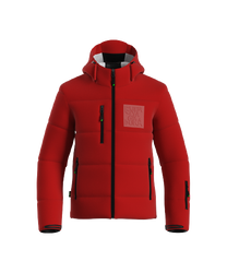 Ski jacket ENERGIAPURA Ilanz SR Red/Black - 2023/24