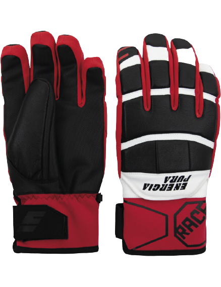 Handschuhe ENERGIAPURA Race Black/Optical White/Red - 2022/23